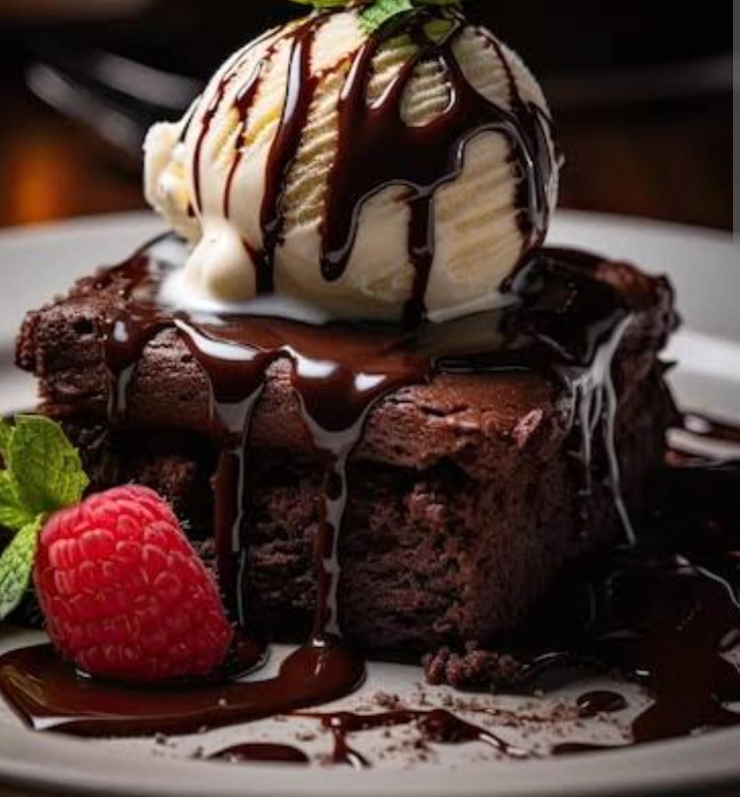 Brownie com Sorvete